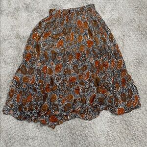 Boho Floral Women's Skater Skirt
